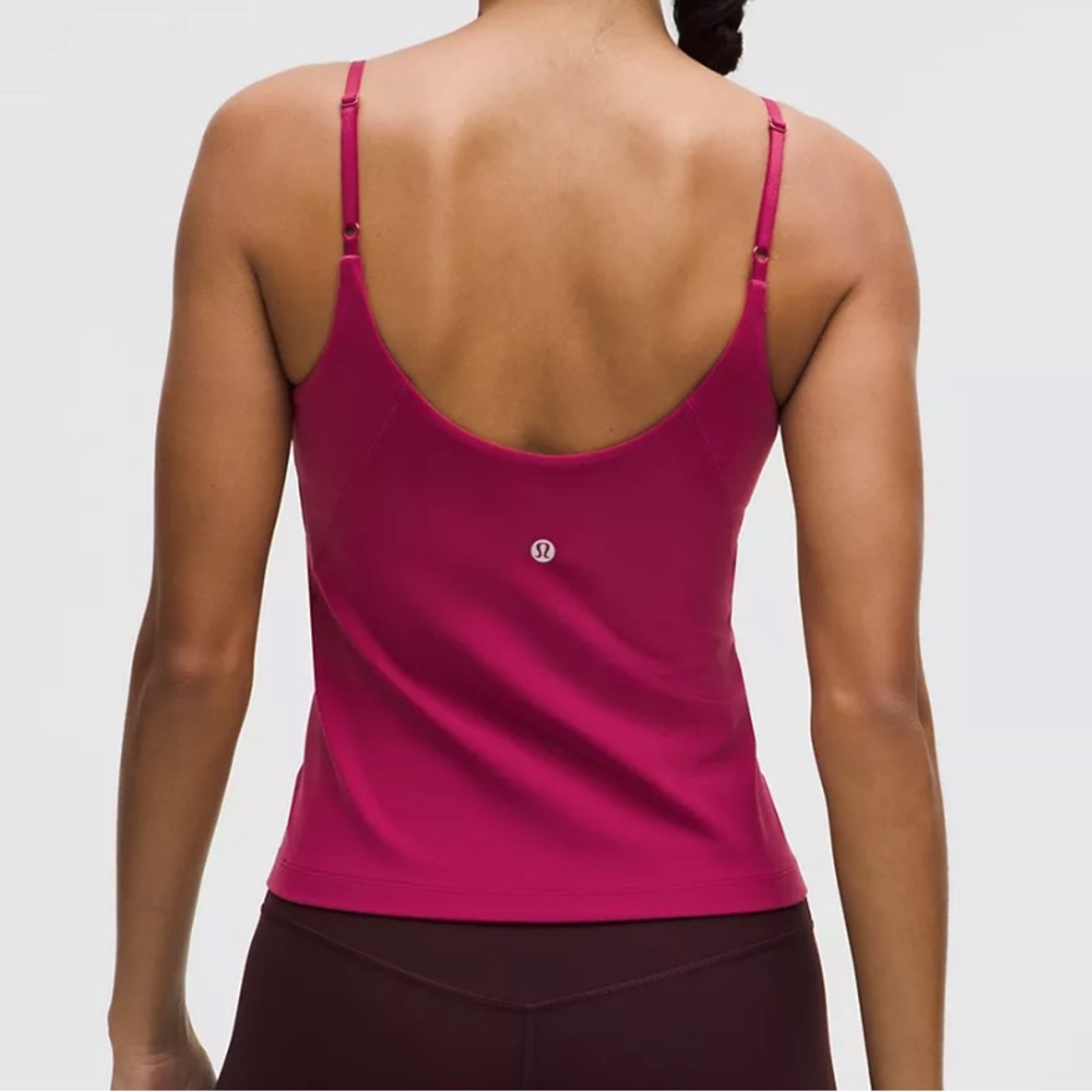 NWT Lululemon Align Waist-Length Cami Tank - Magenta Smoke SZ 6,C/D cup